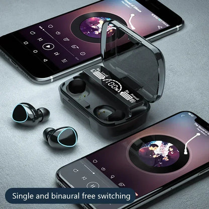 New Arrival M10 Earphone Wireless Headset High Quality Perfect Sound Earbuds Sports Game Music BT Headphone with Power Bank