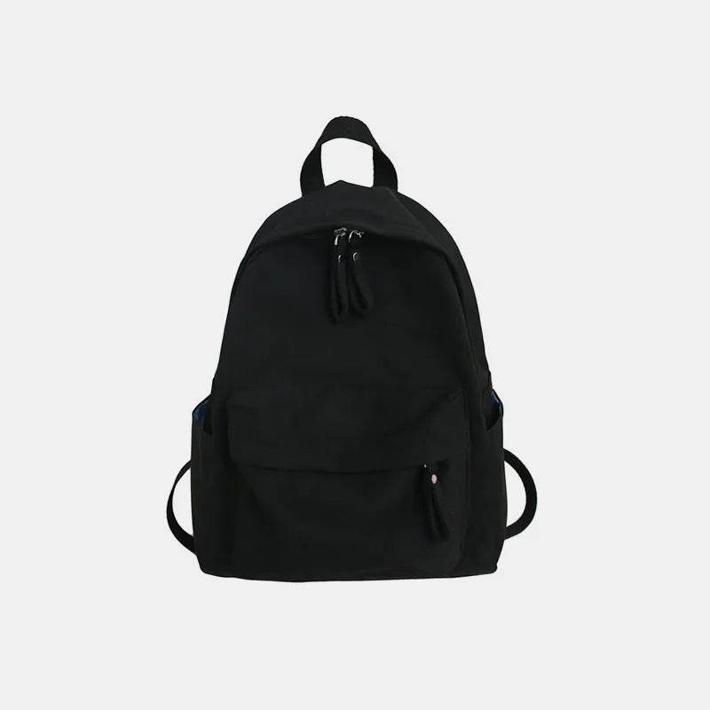 Zip Cotton Backpack Bag - Tredona LLC