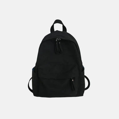 Zip Cotton Backpack Bag - Tredona LLC