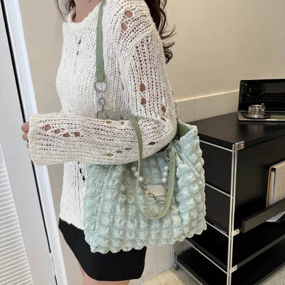 Bubble Textured Tote Bag - Tredona LLC