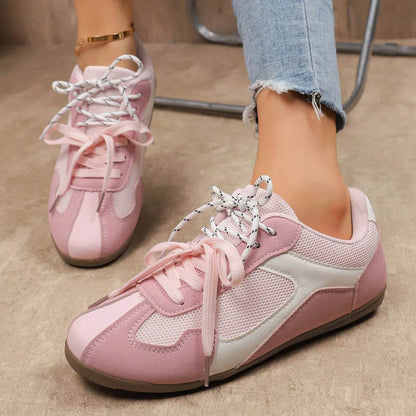 Round Toe Platform Sneakers - Tredona LLC