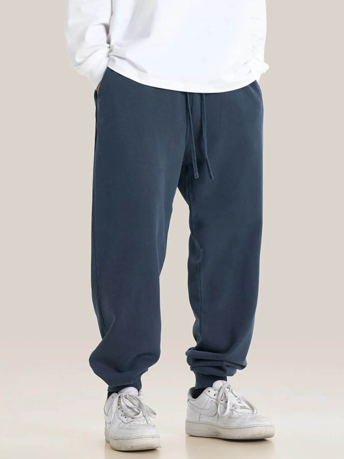 Men's Oversized Drawstring Sweatpants - Tredona LLC