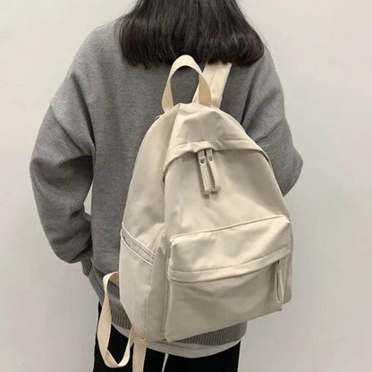 Zip Cotton Backpack Bag - Tredona LLC