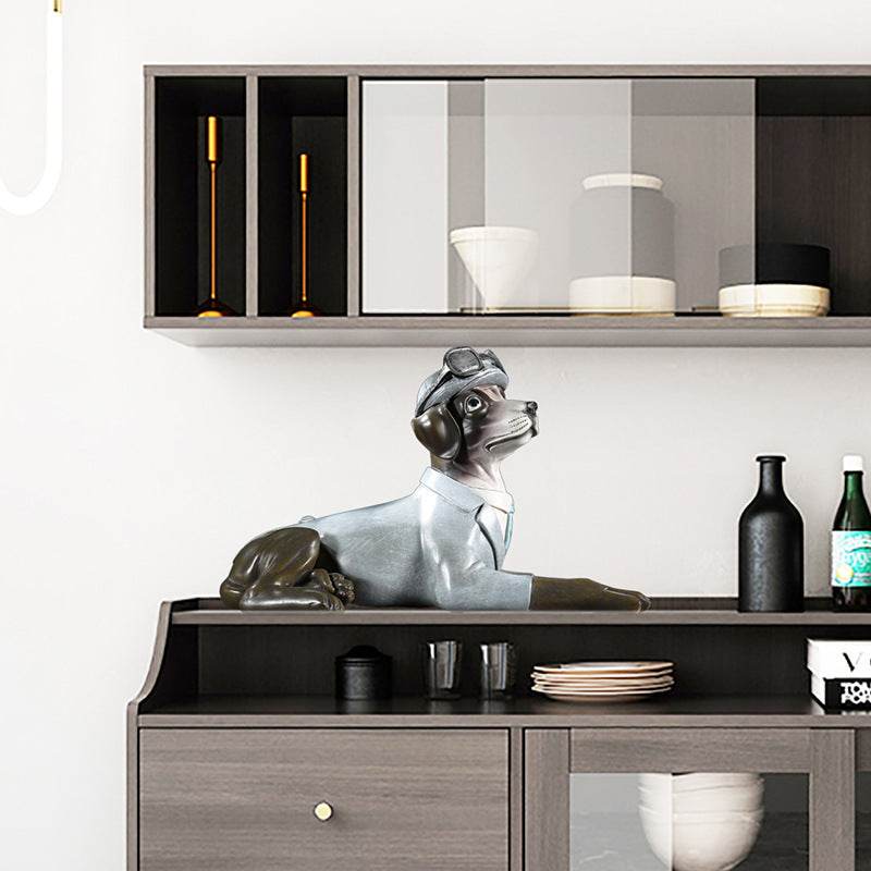 Creative Home Living Room Hallway Dog Model Decoration - Tredona LLC