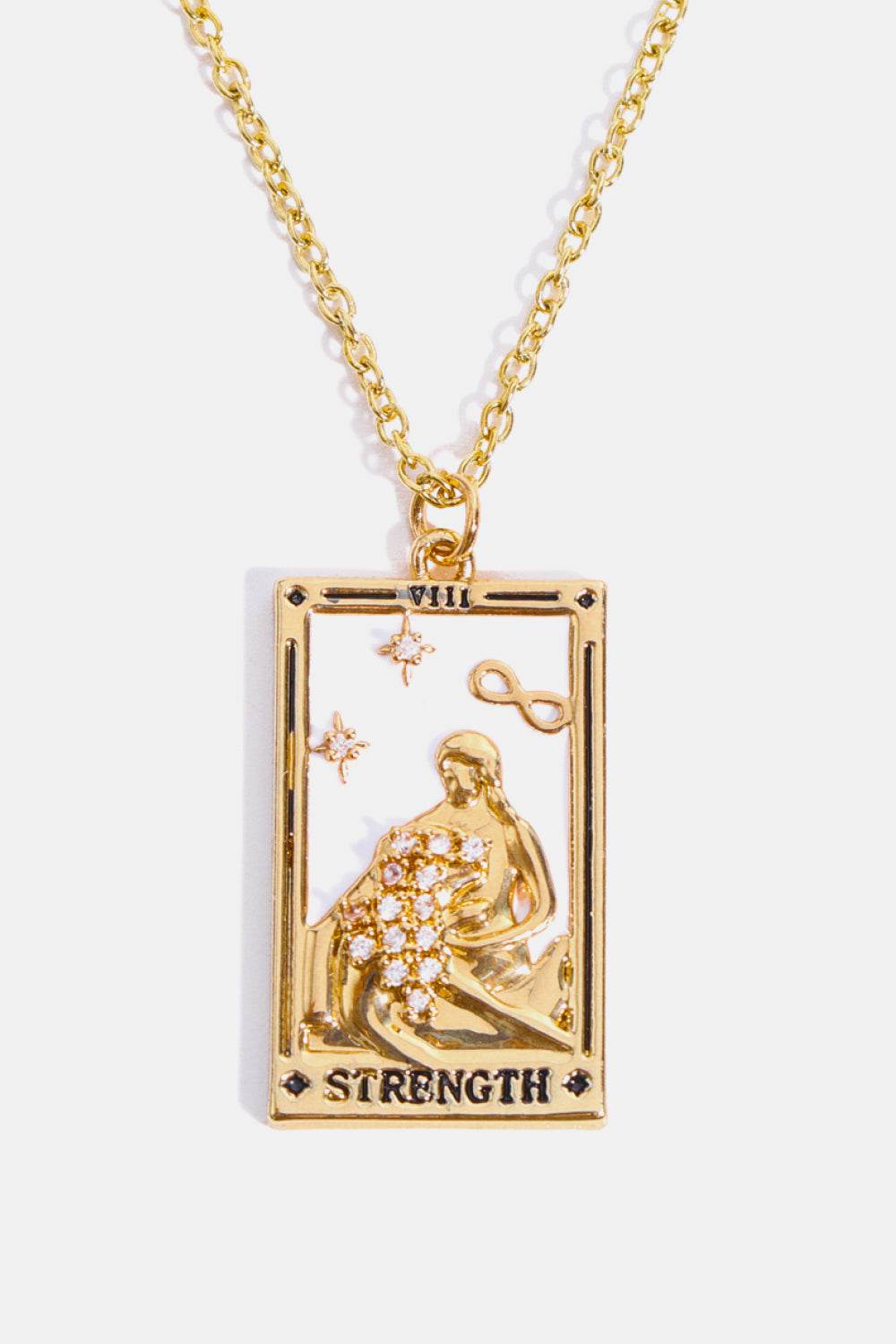 Tarot Card Pendant Stainless Steel Necklace - Tredona LLC