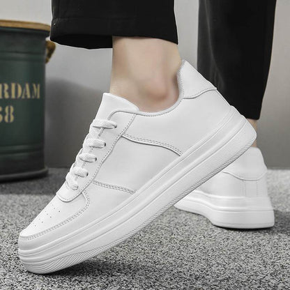 Plus Size Platform White Shoes Men's Shoes Spring And Summer - Tredona LLC