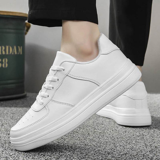 Plus Size Platform White Shoes Men's Shoes Spring And Summer - Tredona LLC