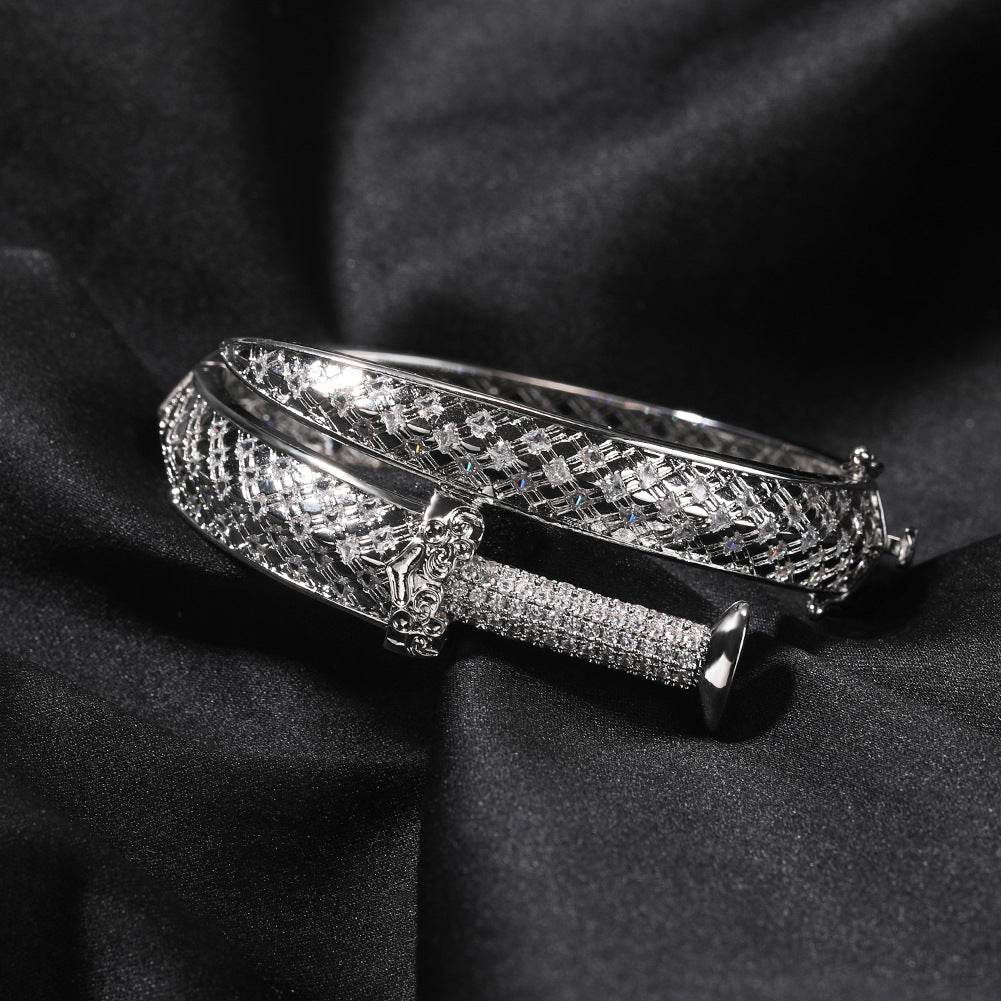 Cool Sword Personalized Bracelet Men - Tredona LLC