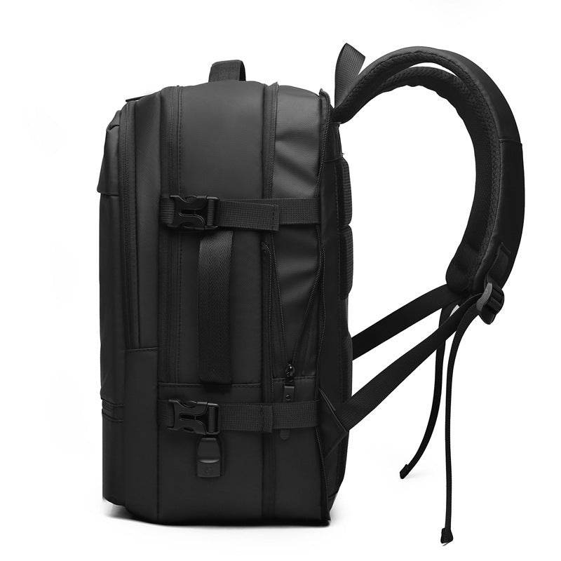 Multi-functional Boarding Solid Color Backpack Men's Waterproof Large Capacity Travel Backpack - Tredona LLC