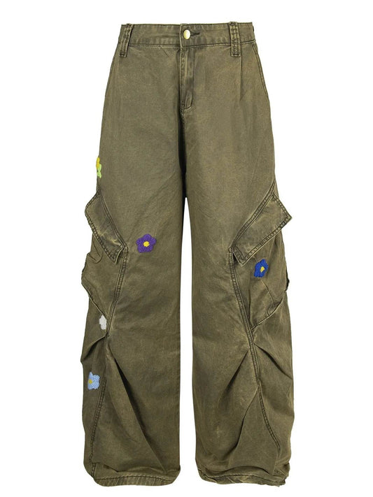 Men's Flower Cargo Pants - Tredona LLC