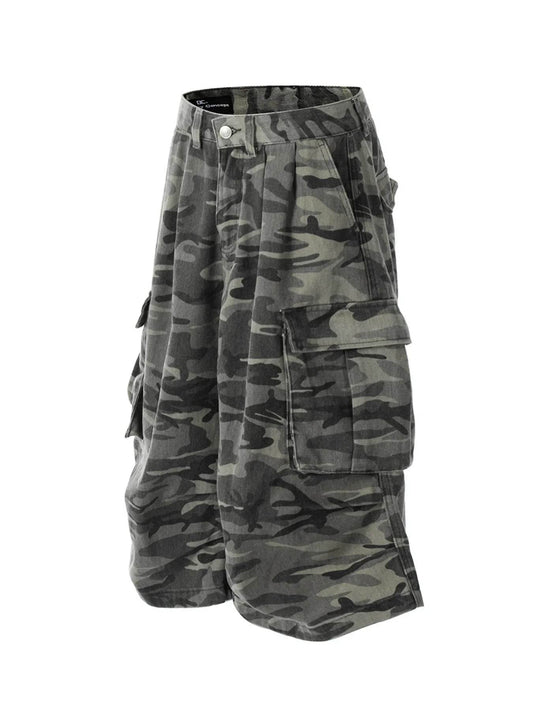 Men's Camouflage Cargo Shorts - Tredona LLC