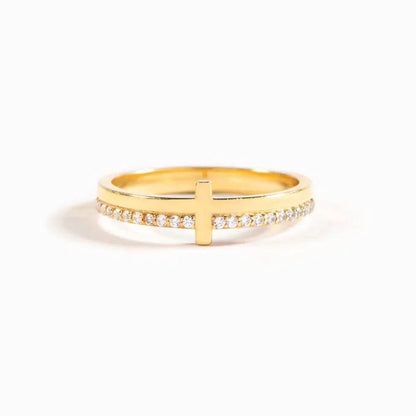 925 Sterling Silver Cross Ring - Tredona LLC