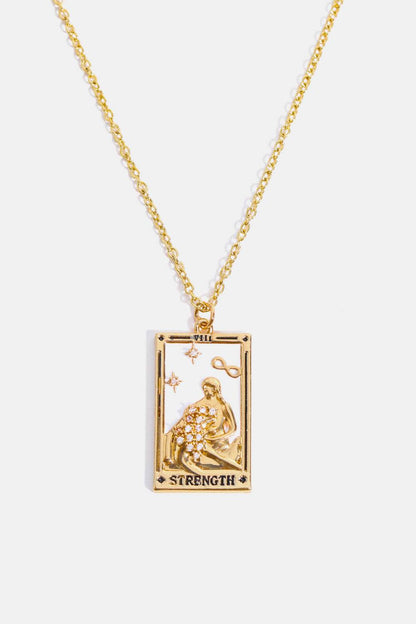 Tarot Card Pendant Stainless Steel Necklace - Tredona LLC