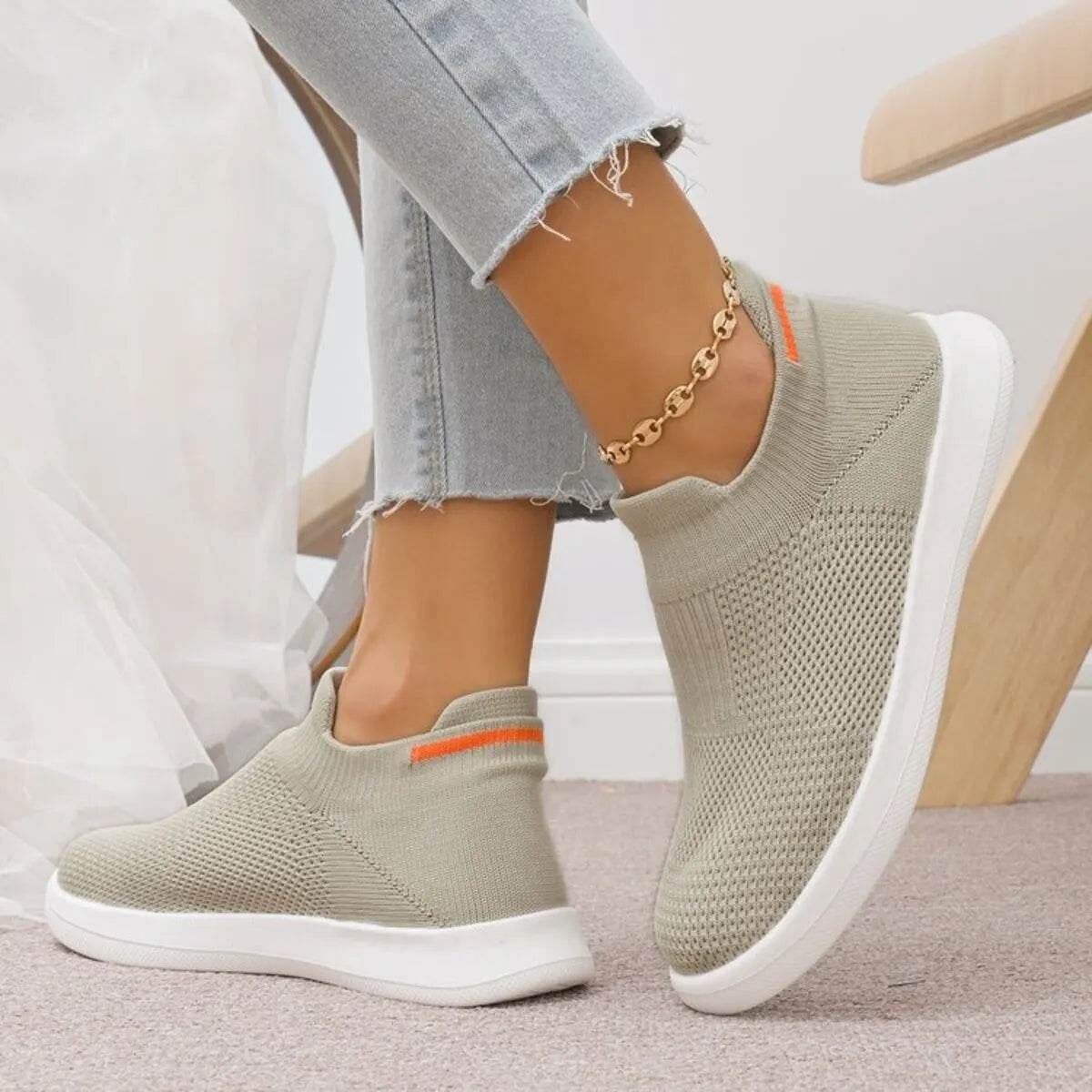 Breathable Mesh Athletic Sneakers - Tredona LLC