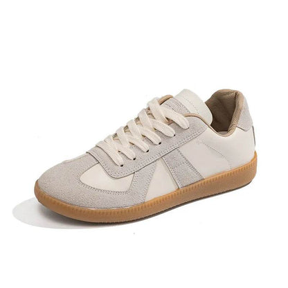 Lace Up Round Toe Sneakers - Tredona LLC