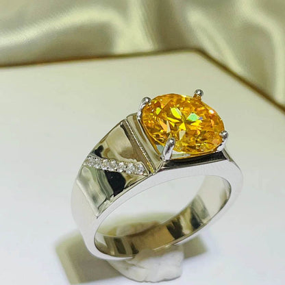 5 Carat Moissanite 925 Sterling Silver Ring - Tredona LLC