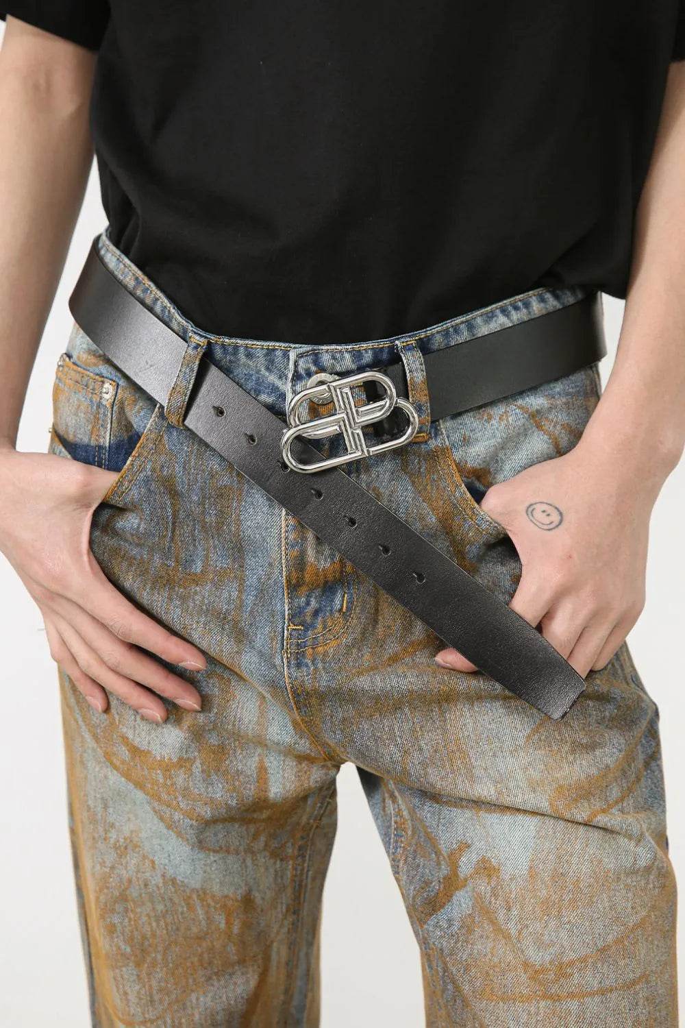Men's Baggy Jeans with Pockets - Tredona LLC