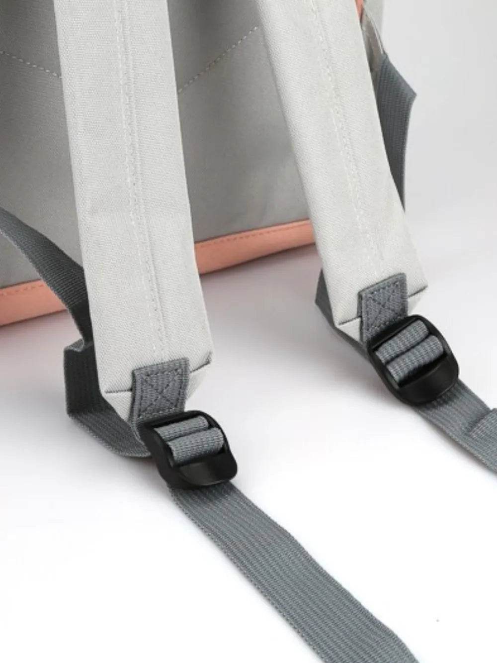 Himawari Contrast Waterproof Canvas Backpack Bag with Side Pockets - Tredona LLC