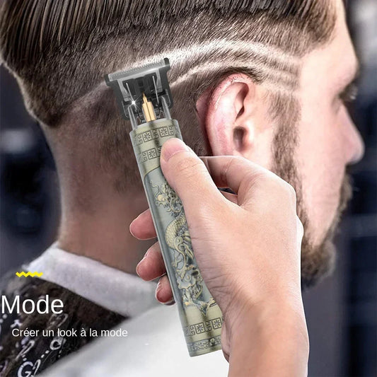 Hot Sale Vintage T9 Electric Cordless Hair Cutting Machine Professional Hair Barber Trimmer For Men Clipper Shaver Beard Lighter