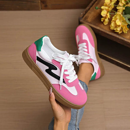 Lace Up Platform Sneakers - Tredona LLC