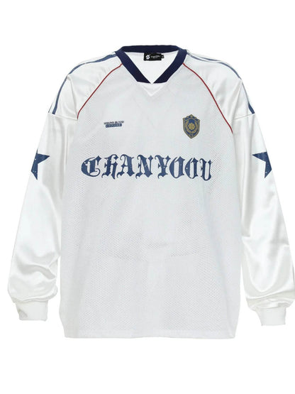 Men's Letter Long Sleeve T-Shirt - Tredona LLC