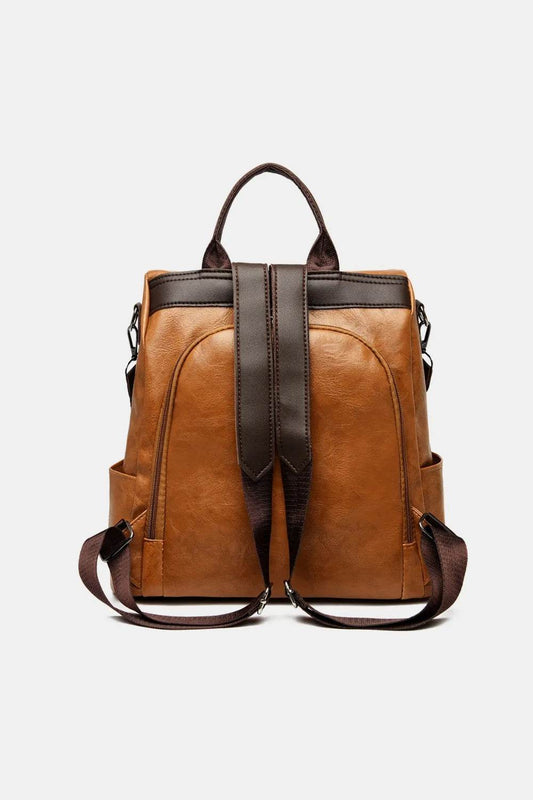 PU Leather Backpack Bag - Tredona LLC