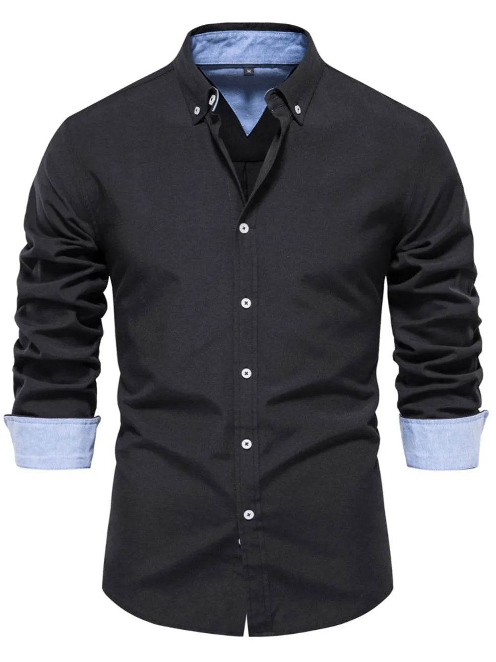 Men's Button Down Collared Neck Shirt - Tredona LLC