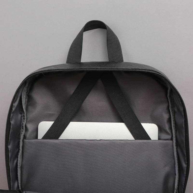 Backpack Casual Men's Large Capacity Black - Tredona LLC