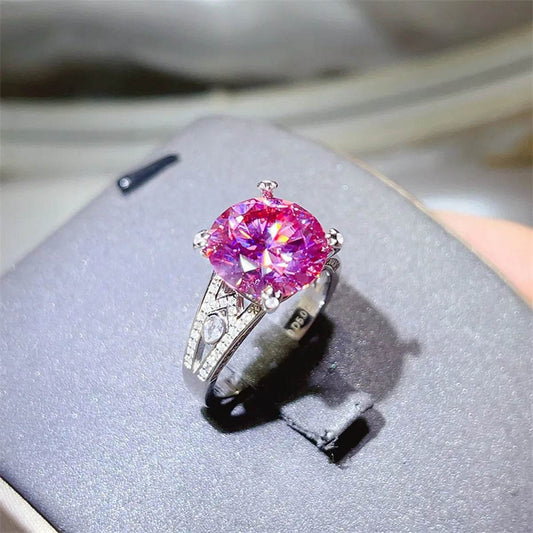 5 Carat Moissanite 925 Sterling Silver Ring - Tredona LLC