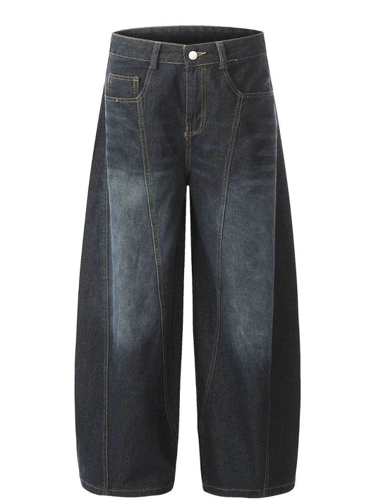 Men's Wide Leg Jeans - Tredona LLC