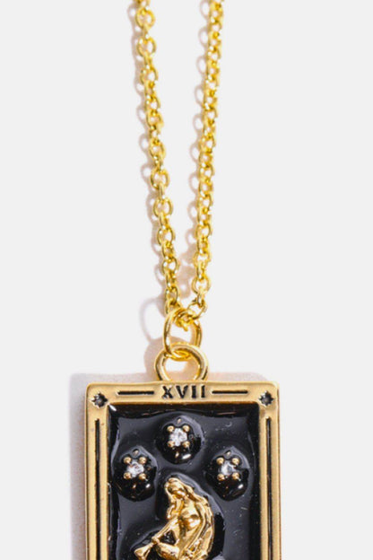 Tarot Card Pendant Stainless Steel Necklace - Tredona LLC