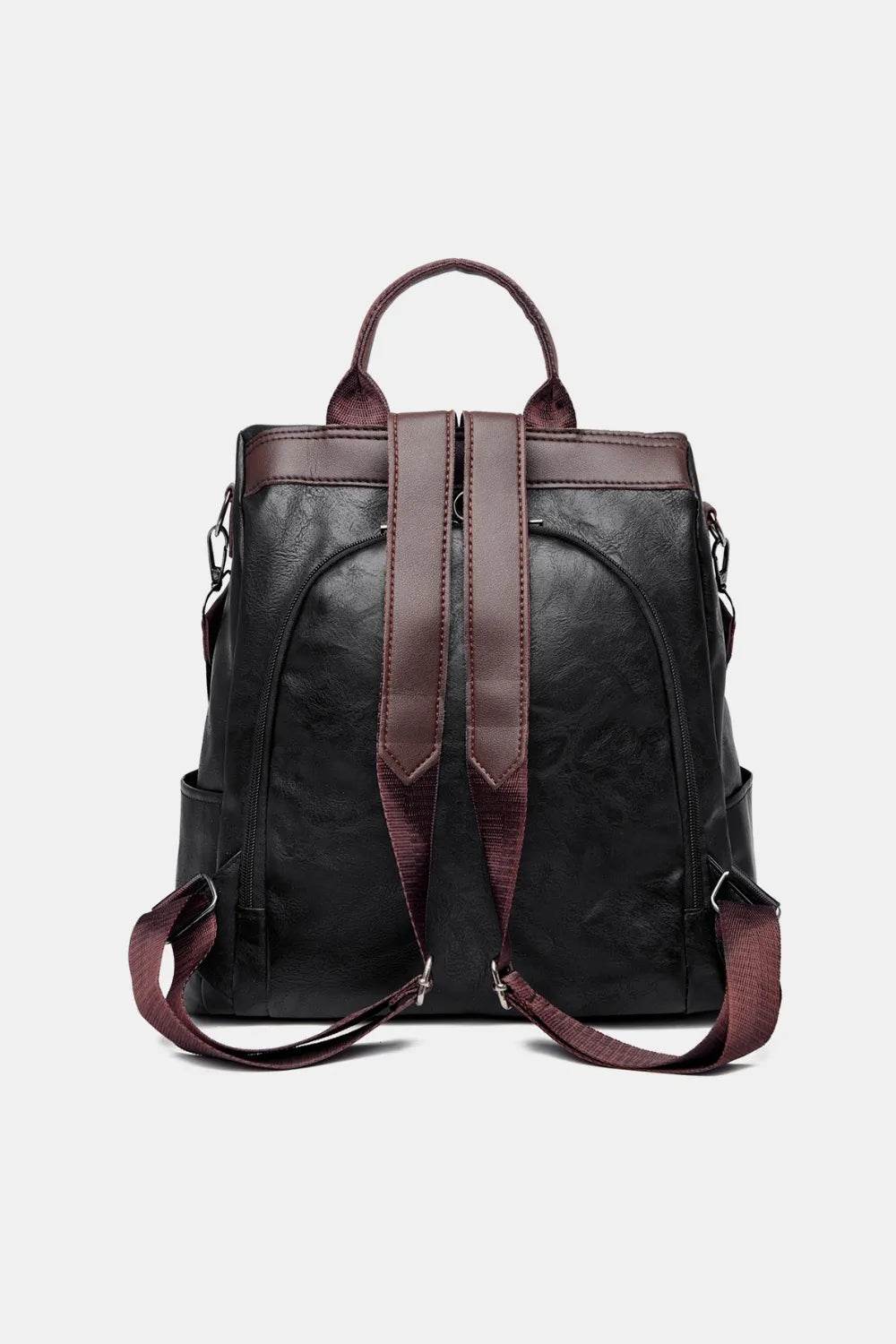 PU Leather Backpack Bag - Tredona LLC
