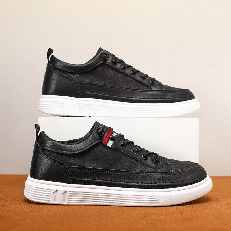 Casual Men's Sneakers High-end Versatile Canvas Sneakers Bandage Dress - Tredona LLC