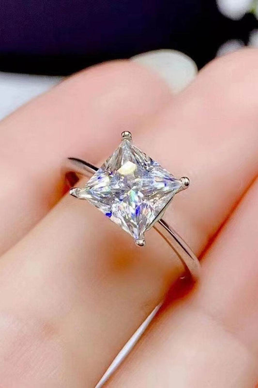 5 Carat Moissanite Solitaire Ring - Tredona LLC