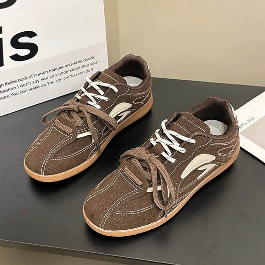 Contrast Flat Sneakers - Tredona LLC