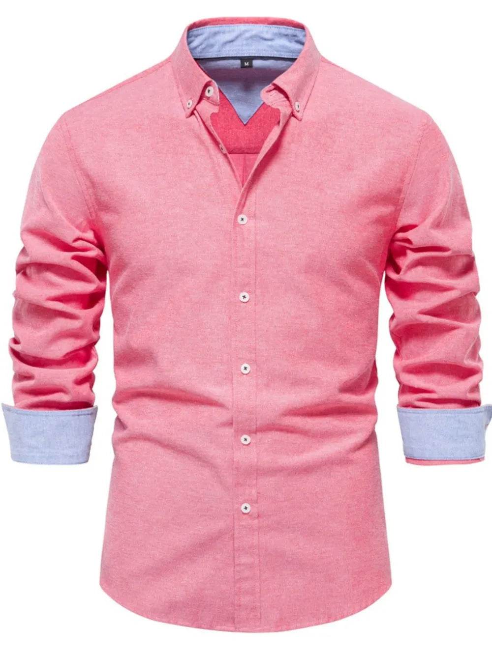 Men's Button Down Collared Neck Shirt - Tredona LLC