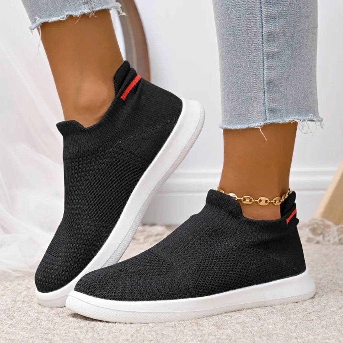 Breathable Mesh Athletic Sneakers - Tredona LLC