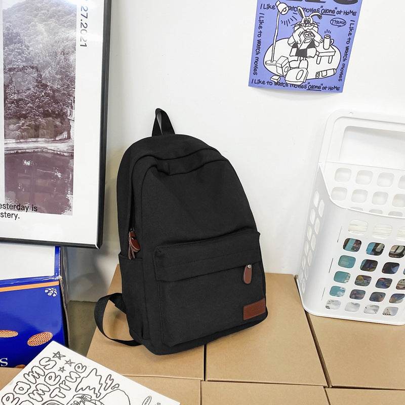 Canvas Backpack Large Capacity Outdoor Travel Oxford Cloth - Tredona LLC