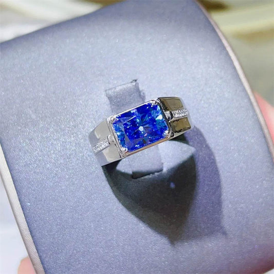 2 Carat Moissanite 925 Sterling Silver Ring - Tredona LLC