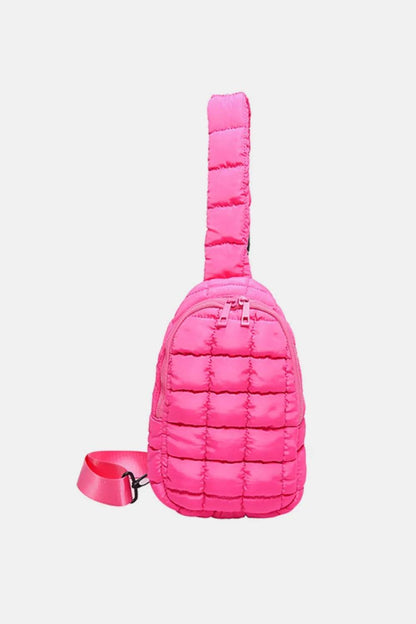 Quilted Nylon Crossbody Bag - Tredona LLC