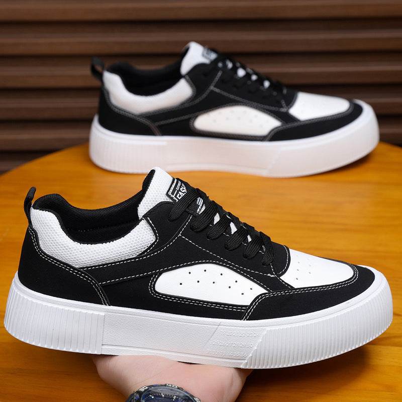 Sneakers Men's Low-top Platform Platform Casual High Street All-match Trendy Shoes - Tredona LLC