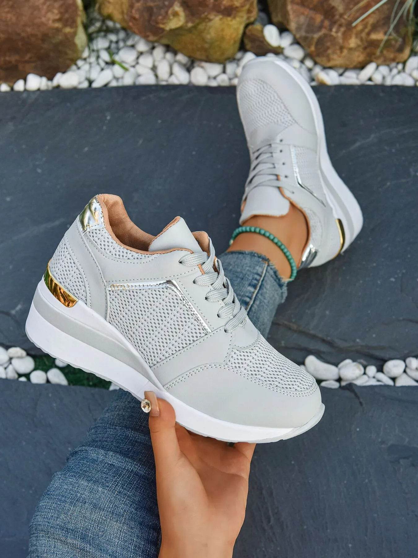 Comfort Breathable Mesh Sneakers - Tredona LLC