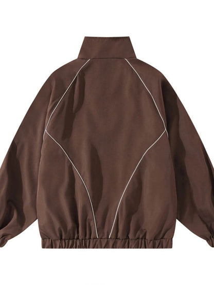Men's Zip Up Long Sleeve Jacket - Tredona LLC