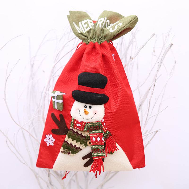 Drawstring Christmas Gift Bag - Tredona LLC