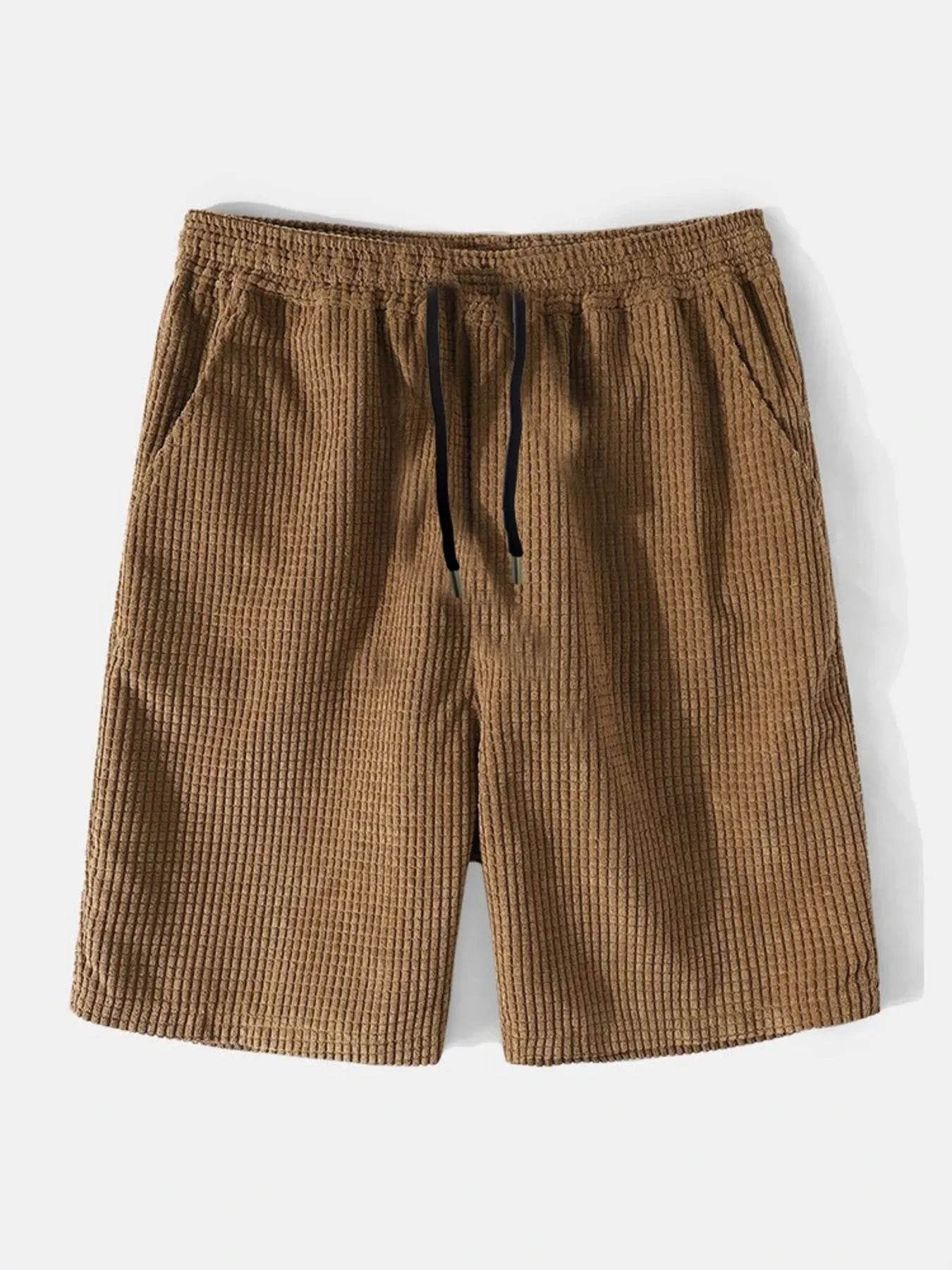 Men's Full Size Color Block Button Up Shirt and Shorts Set Plus Size - Tredona LLC