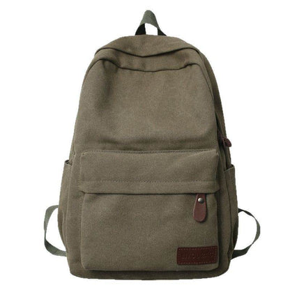 Canvas Backpack Large Capacity Outdoor Travel Oxford Cloth - Tredona LLC