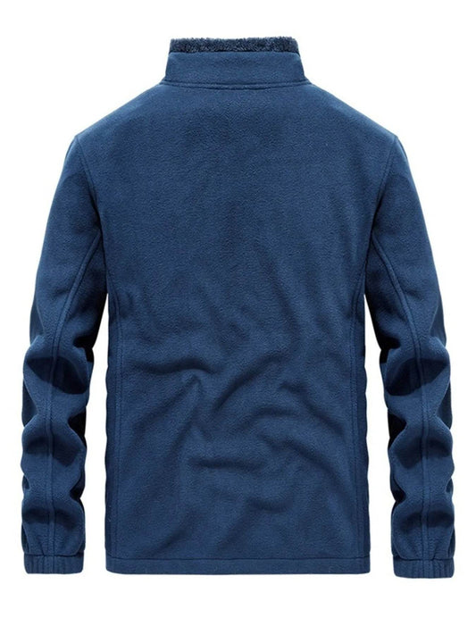 Men's Zip Up Long Sleeve Jacket - Tredona LLC