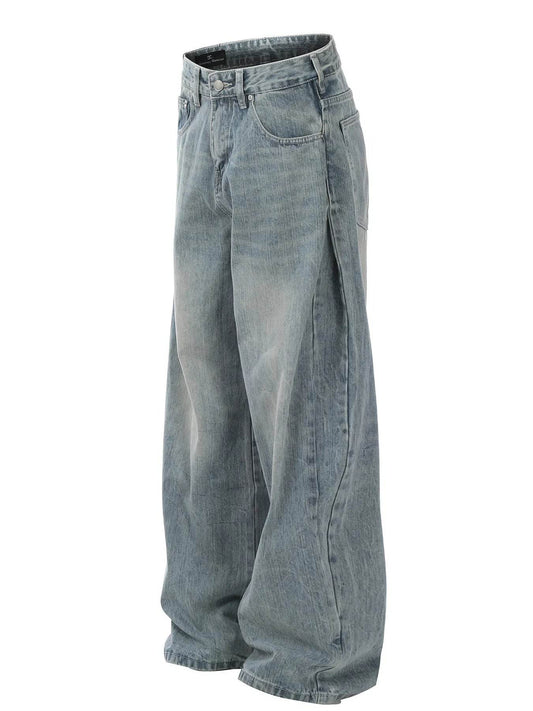 Men's Wide Leg Jeans - Tredona LLC