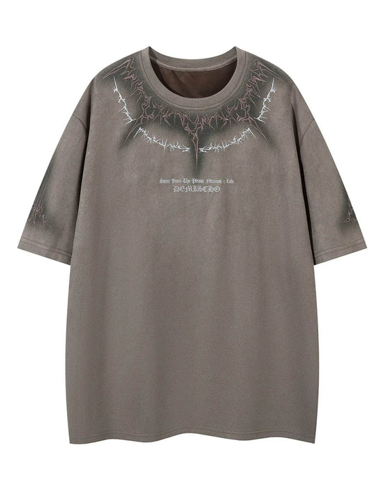 Men's Round Neck Short Sleeve Oversized T-Shirt - Tredona LLC