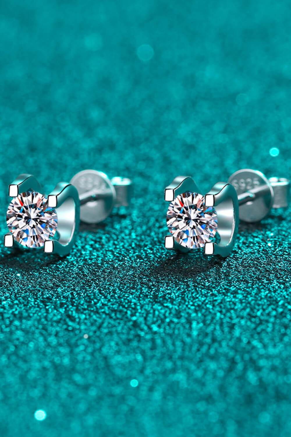 Limitless Love 1 Carat Moissanite Stud Earrings - Tredona LLC